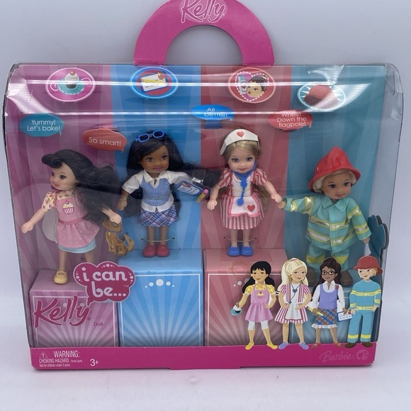 Mattel Other - BK~ #I NIB BARBIE DOLL KELLY CLUB‎ 2007 I CAN BE L8567 TEACHER NURSE FIREMAN